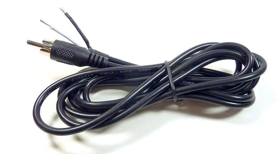 6-ft RCA Male Shielded Audio Cable To Bare Wire For Speakers & Subwoofer, Heavy-Duty 18 AWG N5