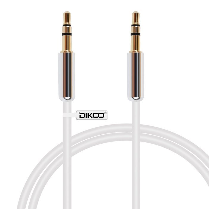 DIKOO 35510011 AUX 3.5mm Male to Male Stereo Audio Cable with In-line Microphone N20