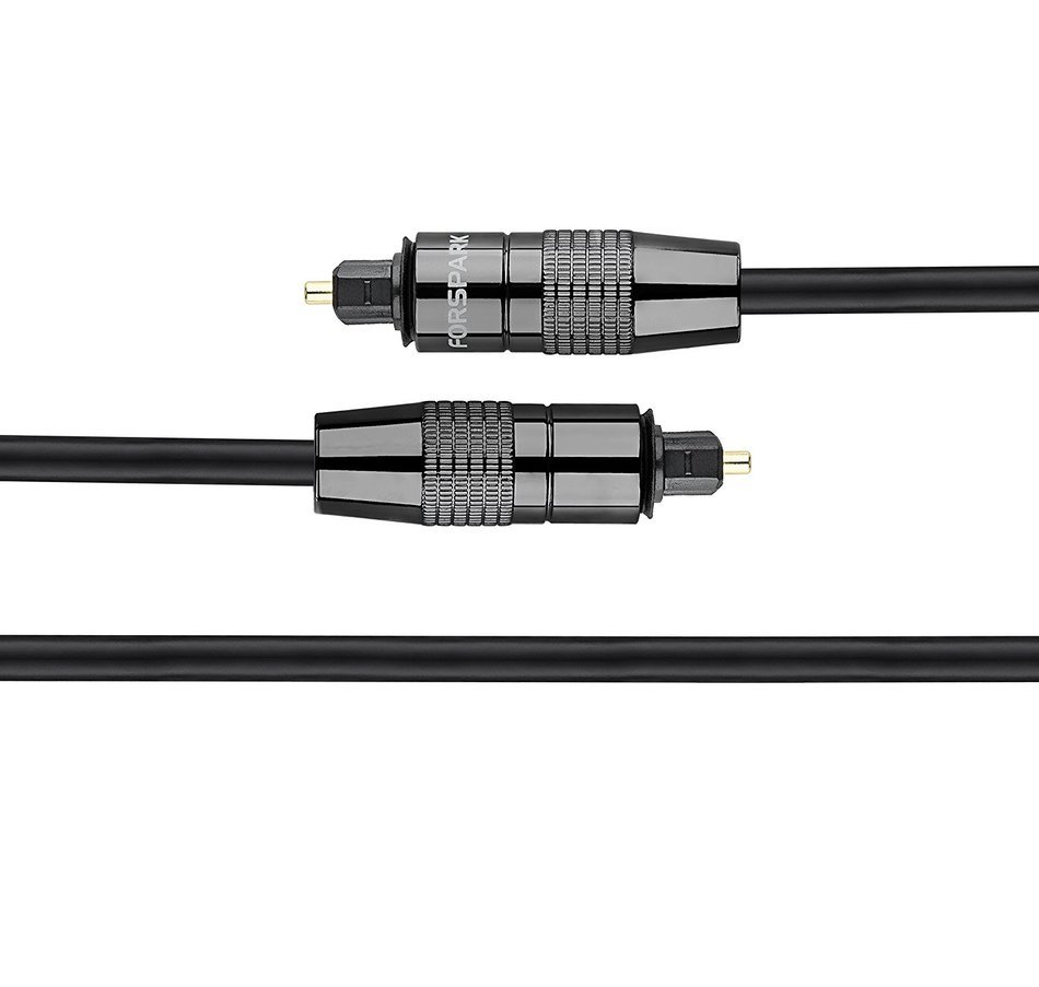 Forspark Digital Optical Audio 24k Gold Plated Toslink Cable 6ft Cl3 Rated N5 Free Image Download 6528