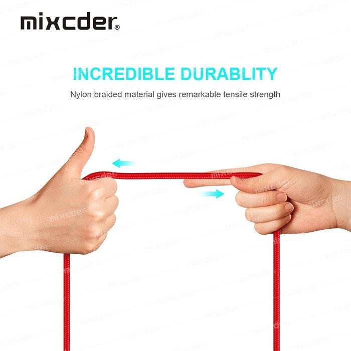 Mixcder AC505 3.5mm Jack Male to Male Stereo Audio Cable Gold-plated Braided Nylon Cord Universal AUX Cable -... N6