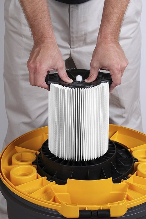 Multi-Fit Wet Dry Vac Filter VF7816 Standard Wet Dry Vacuum Filter (Single Shop Vacuum Cleaner Filter Cartridge... N6