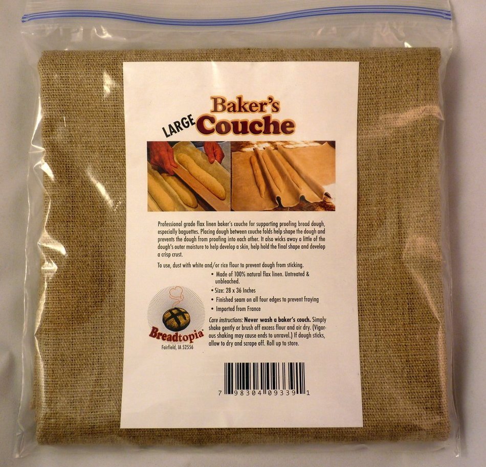 Bakers Couche - Professional Flax Linen Proofing Cloth 28