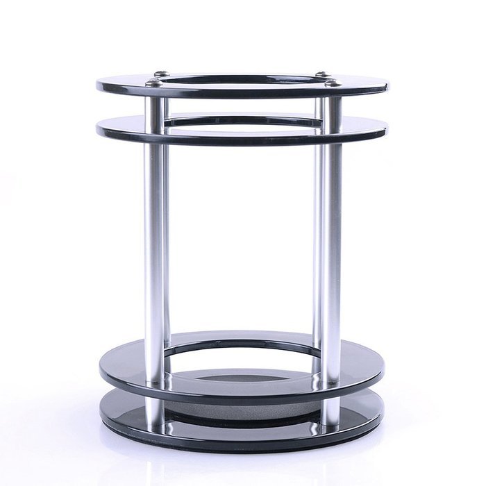 Stable Mount Stand for Amazon Echo Speaker - Protective Accessories (Clear Black) N12