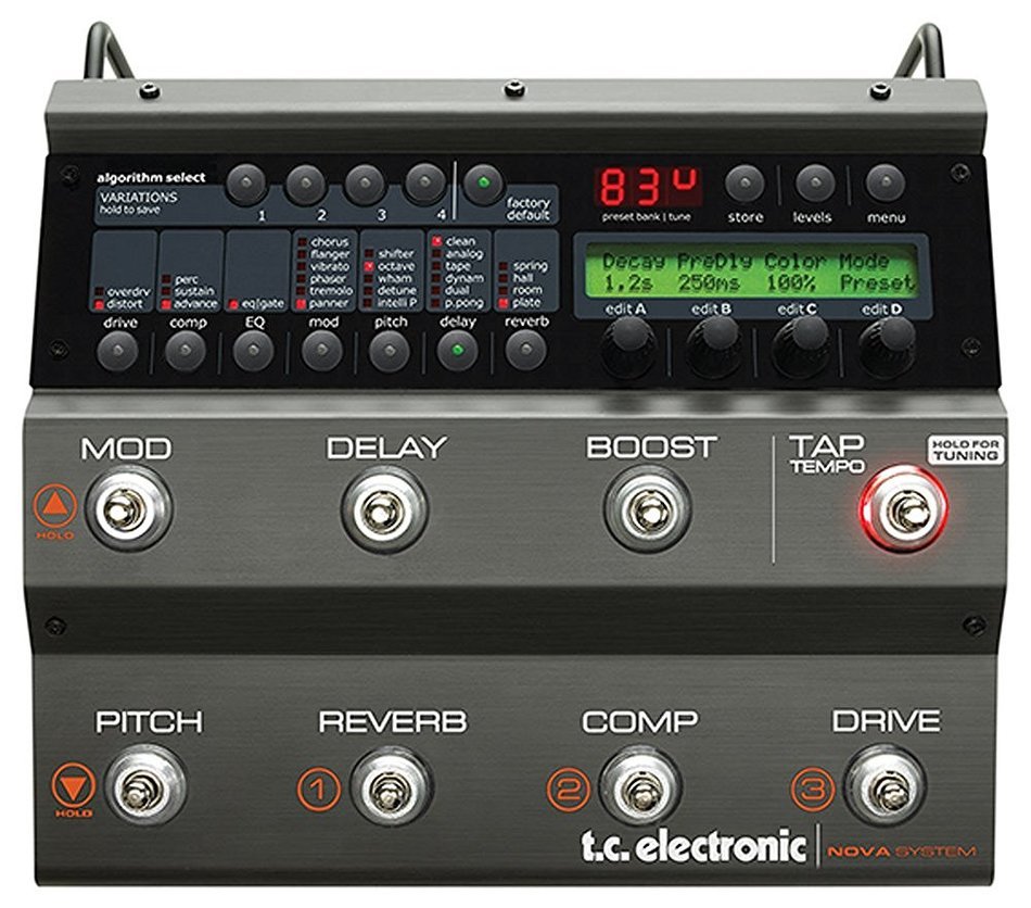 TC Electronic Nova System Floor Based Analog Overdrive/Distortion with G-System Effects and Dynamics Processing N4