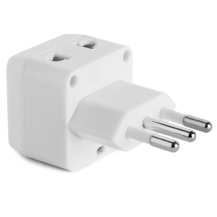 Yubi Power 2 in 1 Universal Travel Adapter with 2 Universal Outlets - Built in Surge Protector - 3 Pack - Black... N99