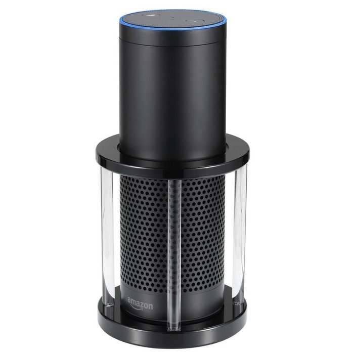 eveco Acrylic Speaker Guard Enhanced Strength and Stability for Amazon Echo Speaker and UE Boom speaker (Blue) N10