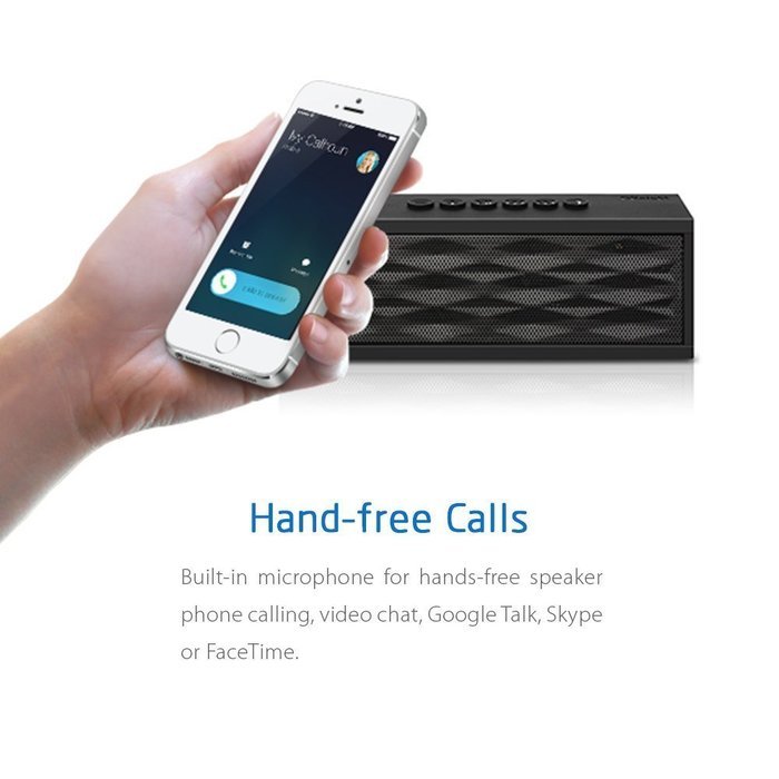 Yuntab Magicbox Wireless Mini Bluetooth Speaker Black Support TF Cards Works for bluetooth device (Iphone 6/ Iphone... N3