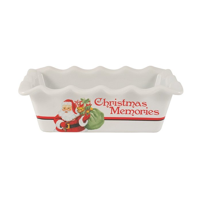 Letters to Santa Collection, Mini Loaf Pan, Red/White N12