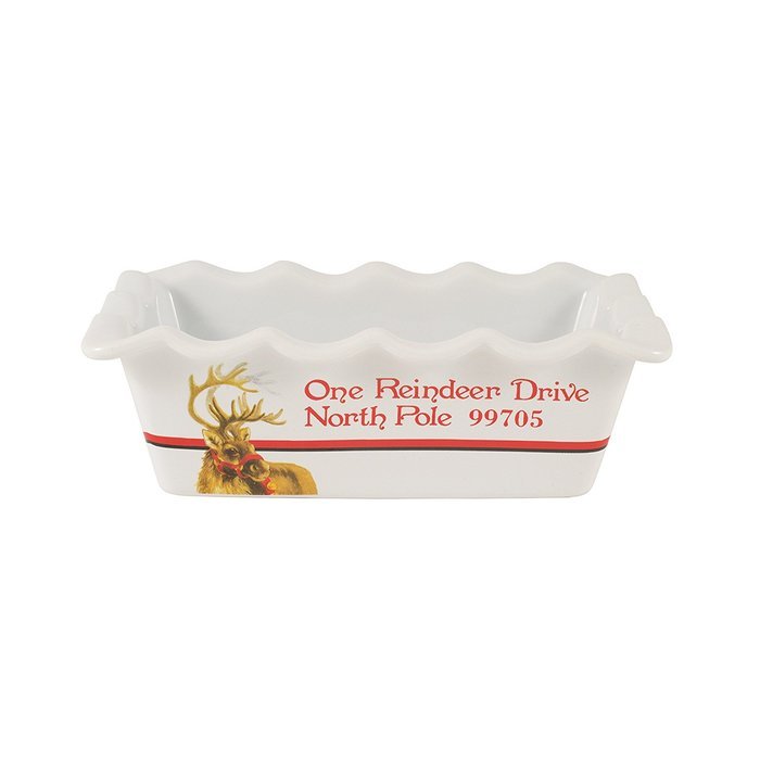 Letters to Santa Collection, Mini Loaf Pan, Red/White N13