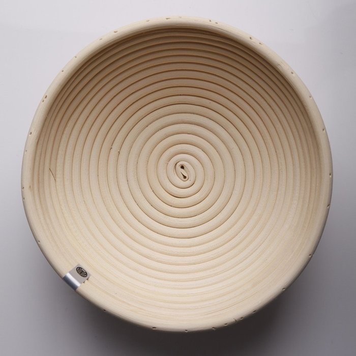 Homestia Round Shaped Bread Dough Proofing Rising Rattan Basket & Linen, 9.8 Inch N6
