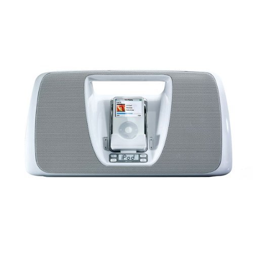 Boombox Digital Am/fm Radio Remote Control 20 Watts White