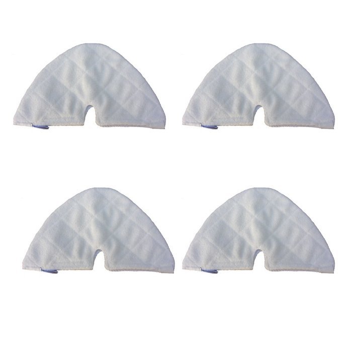 HIFROM(TM) New 4pcs replacement Microfiber Triangle Pads for Shark Steam Pocket Mop S3501 S3601 S3550 (30x19cm)