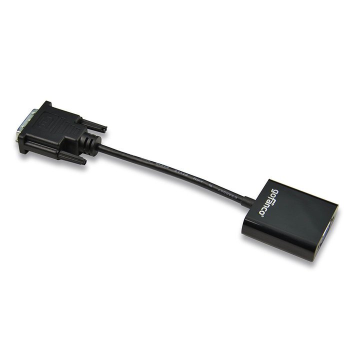 gofanco Pro-series DVI-D to VGA Active Converter - with 3 Feet Micro USB Power Cable for BETTER compatibility... N10