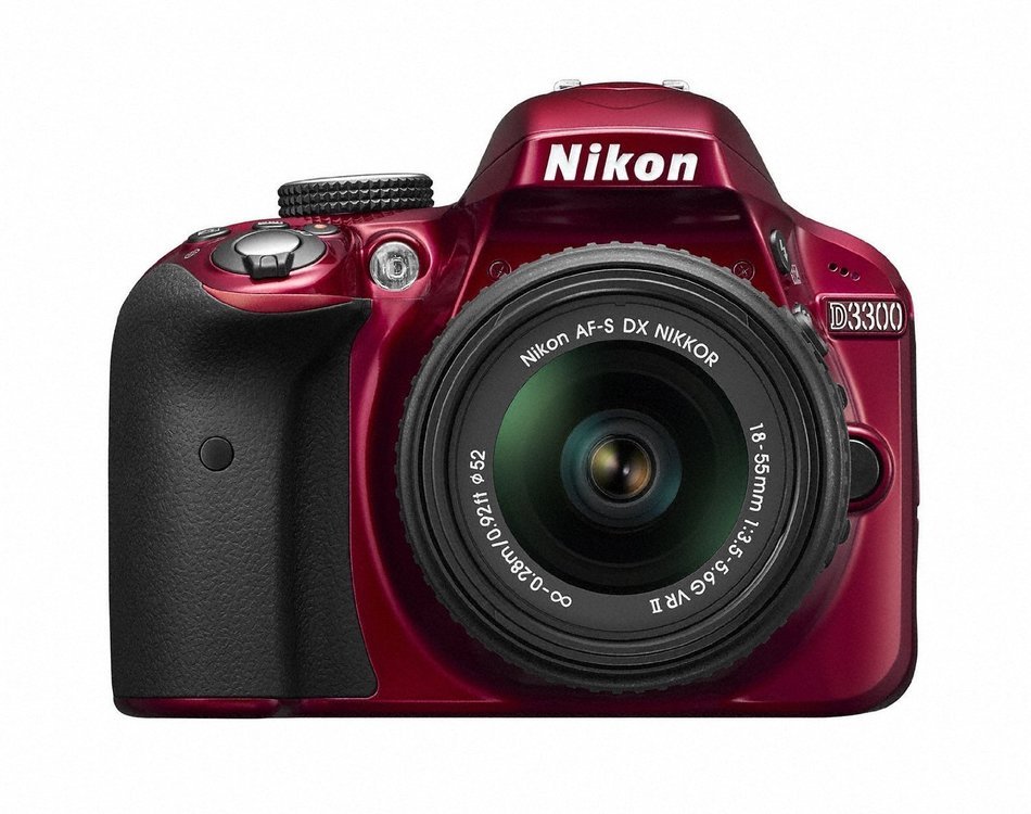 Nikon D3300 24.2 MP CMOS Digital SLR with Auto Focus-S DX NIKKOR 18-55mm f/3.5-5.6G VR II Zoom Lens (Black) -... N4