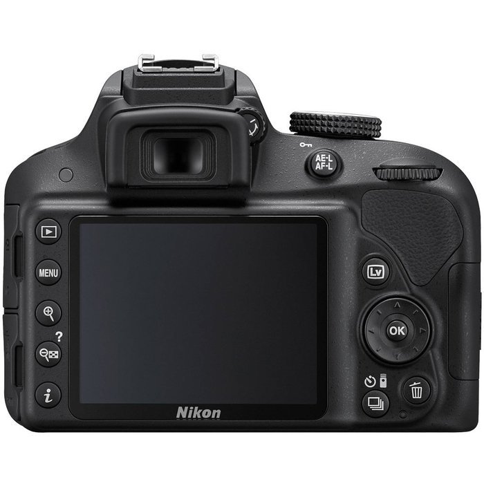 Nikon D3300 24.2 MP CMOS Digital SLR with Auto Focus-S DX NIKKOR 18-55mm f/3.5-5.6G VR II Zoom Lens (Black) -... N5