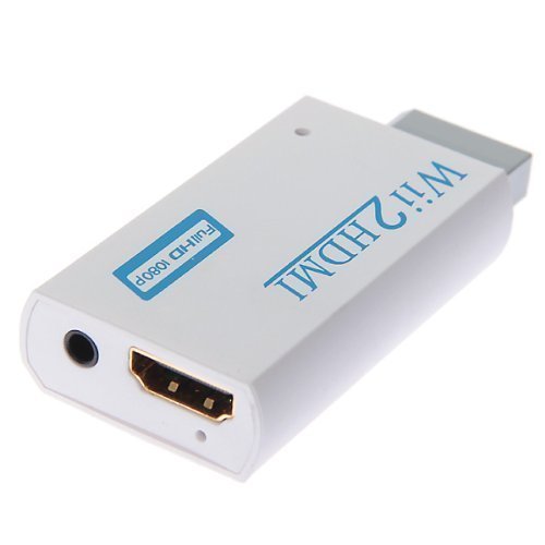 Andoer Wii to HDMI 480p Converter Adapter Wii2 HDMI 3.5mm Audio Box Wii White N2