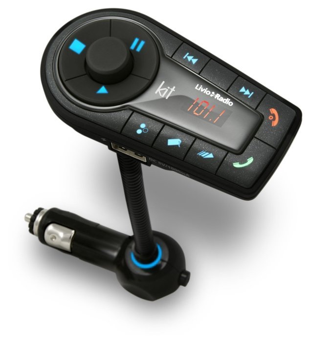 Livio LVC02A Bluetooth Internet Radio Car Kit for iPhone and iPod Touch (Discontinued by Manufacturer)