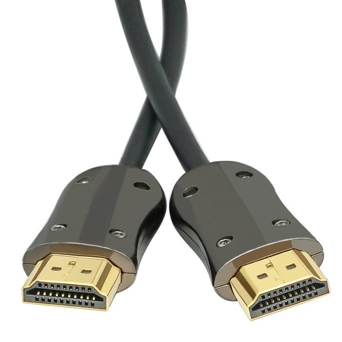 DTECH Ultra Slim 200 Feet Fiber Optic HDMI 2.0 Cable 4K at 60Hz and 18Gbps Pro Series for In-wall Installation N5