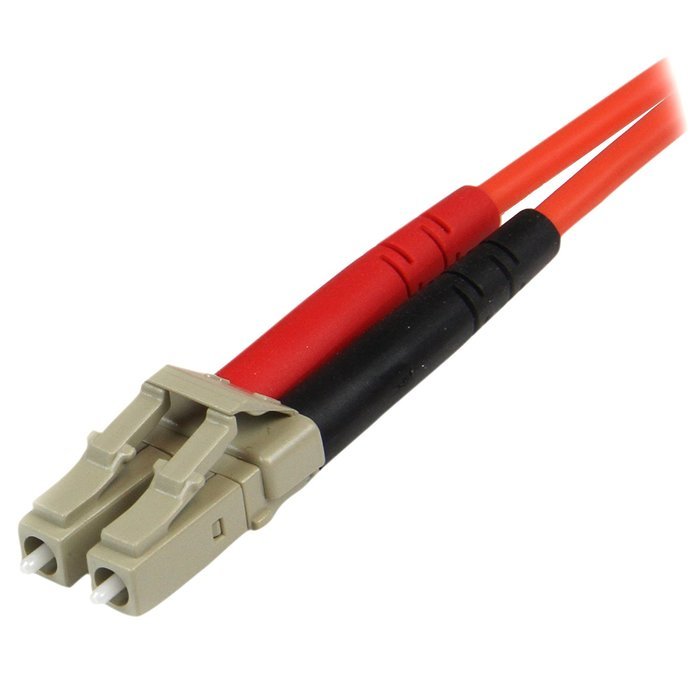 StarTech.com 1m Multimode 50/125 Duplex Fiber Patch Cable LC - ST / 50 Micron Fiber Optic Cable LC to ST N9
