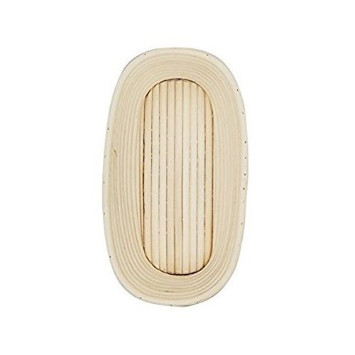 DIAOSnx Oval Banneton Bread Proofing Basket come with Linen Liner 8.3 x 5.6 inches N6
