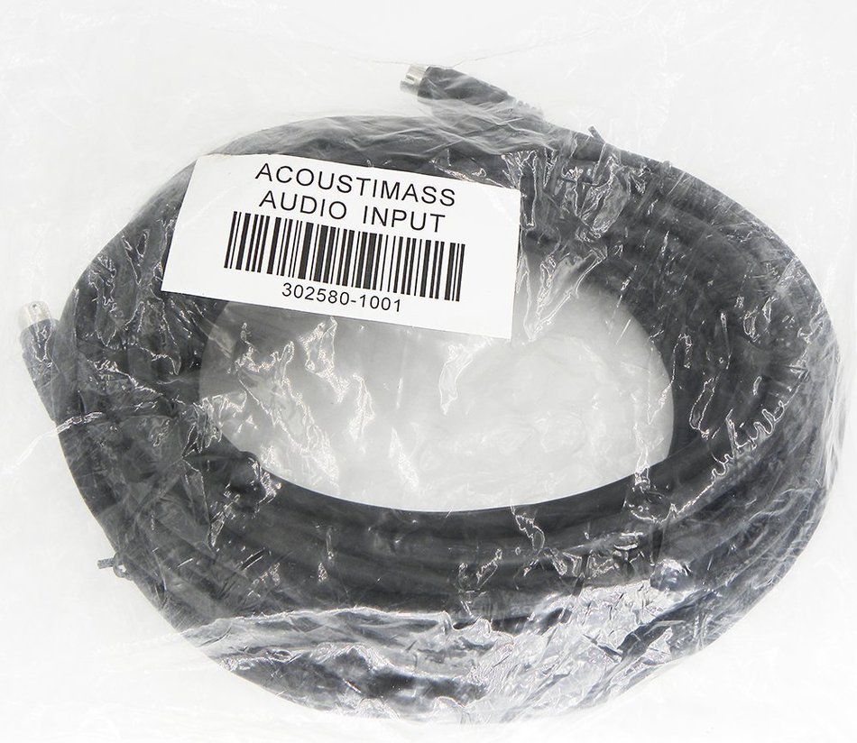 Bose Lifestyle 30 ' long Acoustimass audio input Cable 9 pin male Media Center Cable N3