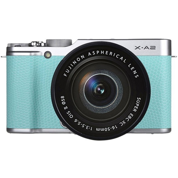 Fujifilm X-A2 Mirrorless Digital Camera with 16-50mm Lens (Mint Green) International Model No Warranty