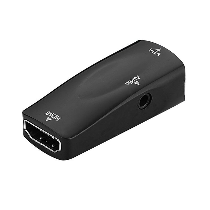 SIENOC HDMI Female to VGA Female Video adapter Color Black N3