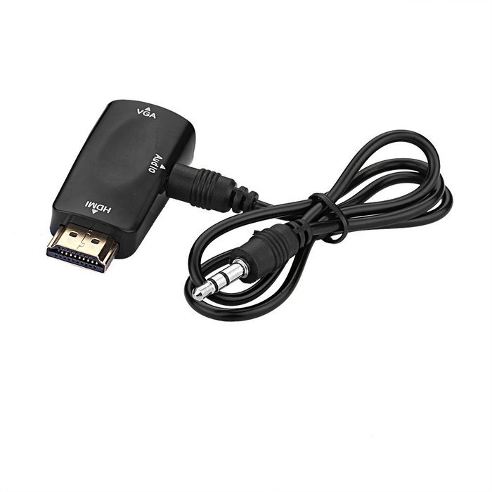SIENOC HDMI Female to VGA Female Video adapter Color Black N6