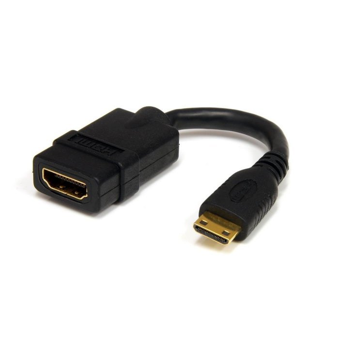 StarTech.com HDACFM5IN 5 in High Speed HDMI Cable with Ethernet- HDMI to HDMI Mini- F/M N30