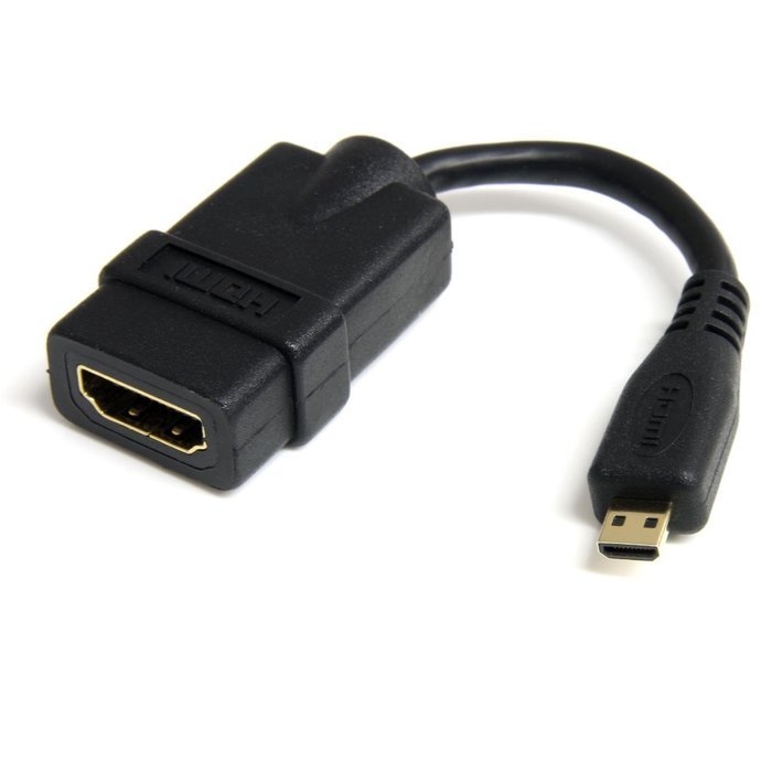 StarTech.com HDACFM5IN 5 in High Speed HDMI Cable with Ethernet- HDMI to HDMI Mini- F/M N33