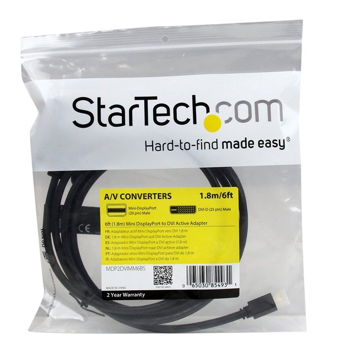 StarTech.com MDP2DVIS Mini DisplayPort to DVI Active Adapter N12
