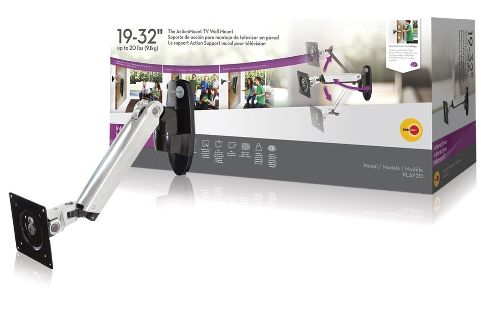 OmniMount PLAY20 Interactive Panel Mount for 19-Inch to 32-Inch TV N10
