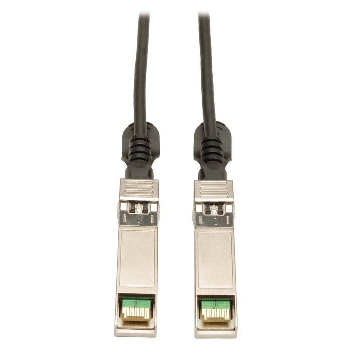 Tripp Lite SFP+ 10Gbase-CU Passive Twinax Copper Cable, Cisco Compatible SFP-H10GB-CU3M, Green, 3M (10-ft.) (N280...