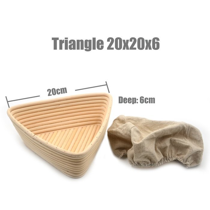 AngelaKerry 1pcs 34x15.5x7cm (1.3x0.6x0.2.8 inch) Banneton Brotform Long-Strip Bread Proofing Basket Handmade N28