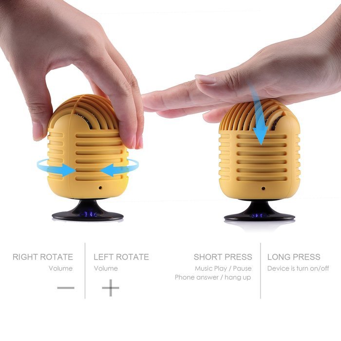 i-Sing Ultra Portable Wireless Bluetooth Speaker,Build in Microphone for Handfree Phone Call, With Car Windshield... N5
