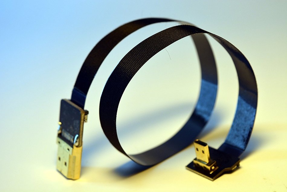 New BLACK 50CM FPV HDMI Cable Micro Interface to Standard Interface for GH4 GOPRO BMPCC A5000 A6000 A7R A7S