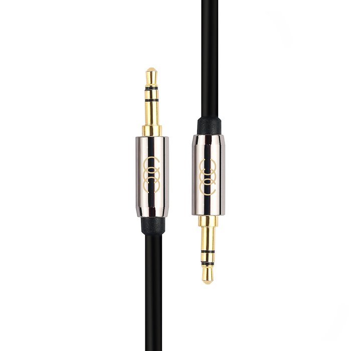 2X 3.5mm Aux Cord ( 2.5 meter / 8 Feet each ) Universal Durable Auxiliary Cable for Car - Flexible PVC with Limited... N8