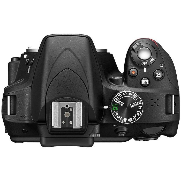 Nikon D3300 24.2 MP CMOS Digital SLR with Auto Focus-S DX NIKKOR 18-55mm f/3.5-5.6G VR II Zoom Lens (Black) -... N8
