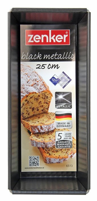 Zenker Non-Stick Carbon Steel Loaf Pan, 12-Inch x 4.4-Inch x 2.8-Inch