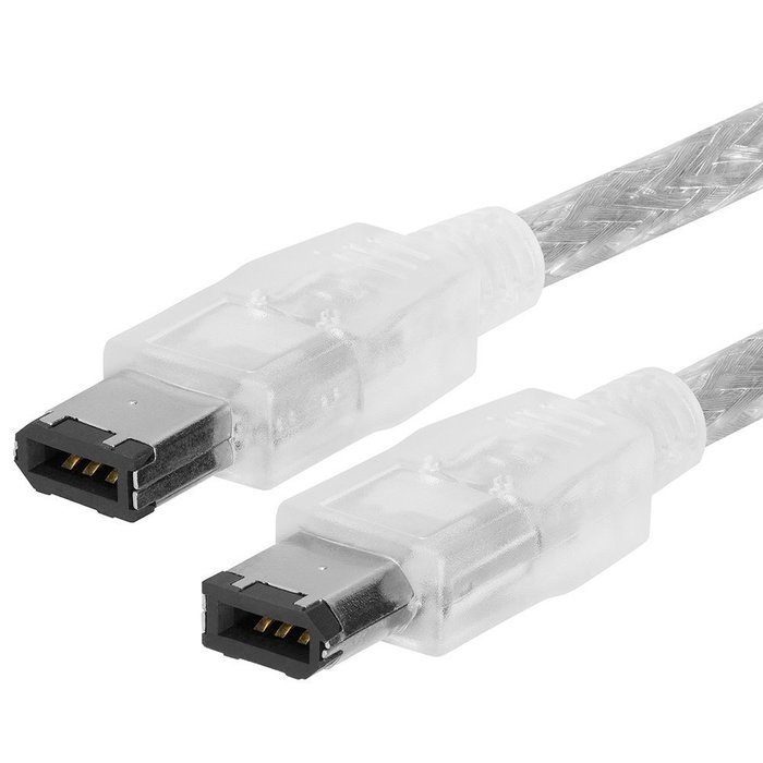 Cmple - IEEE-1394 FireWire iLink DV Cable 6P-6P M/M -15ft (BLACK) N10