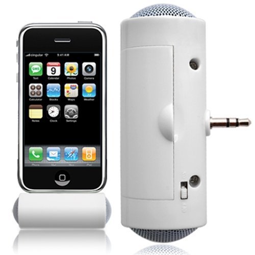 ESUMIC&reg;3.5mm Mini Portable Stereo Speaker for iPod iPhone MP3 MP4 Player Smartphone Tablet N2