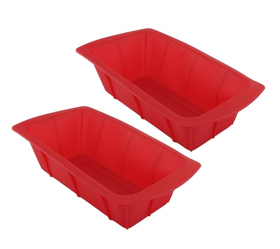 GIFTCO 8 x 4 Silicone Loaf Pan 7139 - 2-Pack