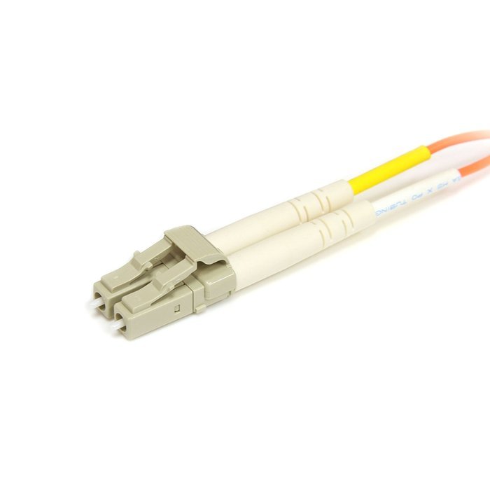 StarTech.com 1m Multimode 50/125 Duplex Fiber Patch Cable LC - ST / 50 Micron Fiber Optic Cable LC to ST N15