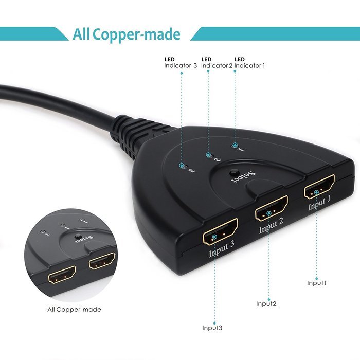 Hdmi To DVI Adapter Cable Ukelove High Speed Data Cables With 24k Gold-plated Connectors 6 Feet (1.8m) N4