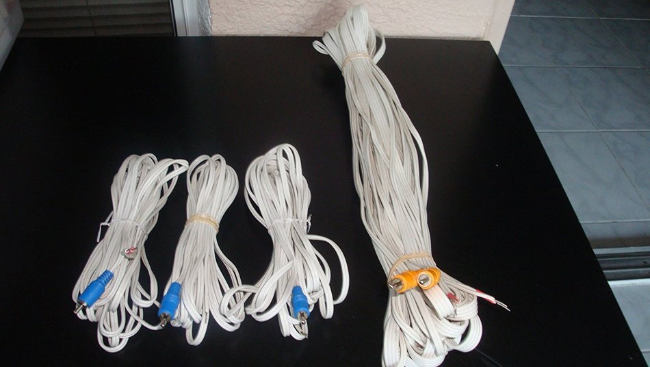 BOSE SPEAKER CABLE/bare wire/white 18'+