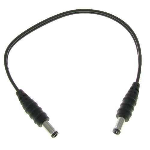 Valley Enterprises&reg; 1 Foot Male to Male 2.1mm x 5.5mm Plug DC Power Adapter Cable 18GA