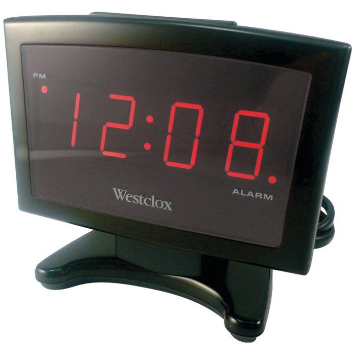 WESTCLOX 70014 .9 Plasma LED Alarm Clock
