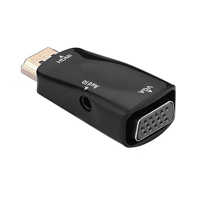 SIENOC HDMI Female to VGA Female Video adapter Color Black N9