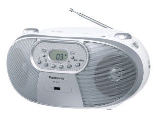 Panasonic RX-DU10 - Portable Stereo CD System with AM/FM Radio, MP3, CD-R/RW, USB Playback and Music Port - For...