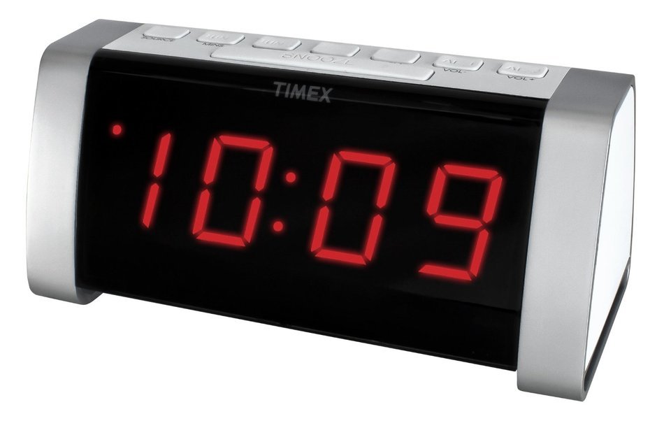 Timex T235BY AM/FM Dual Alarm Clock Radio - Black N4